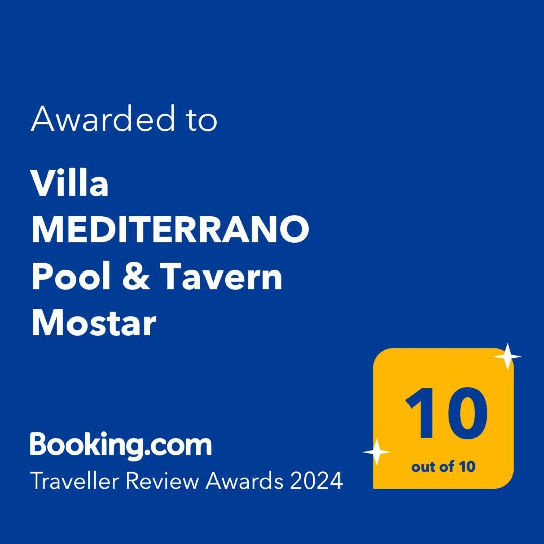 Villa Mediterrano Pool & Tavern Mostar Buna Exterior photo